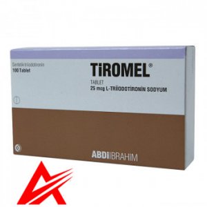 Tiromel T3 - 100 tabs 25 mcg per tab