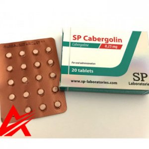 SP Laboratories Cabergolin 0.25mg/tab 20 tabs blister