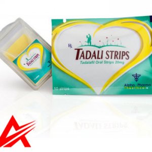 Buy original Alpha Pharma Tadali Strip 20mg/strip 10 oral sublingual strips